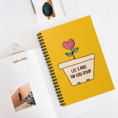 Let's Root For Each other Spiral Notebook - Ruled Line