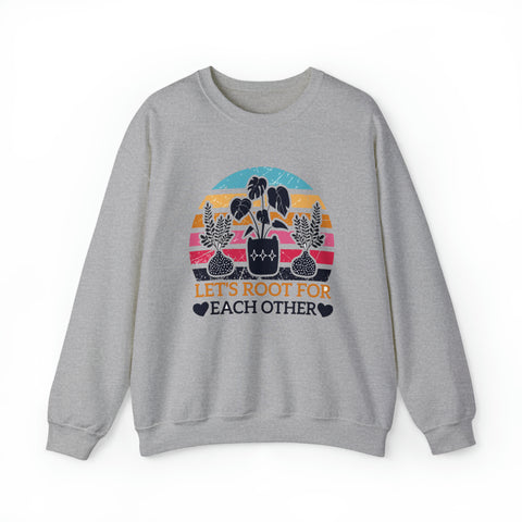 Let's Root for eachother Crewneck Sweatshirt