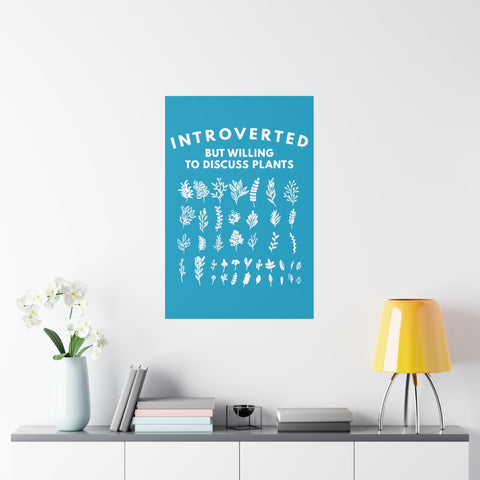 Cyan Premium Matte Vertical Posters