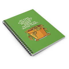Green Spiral Notebook - Ruled Line