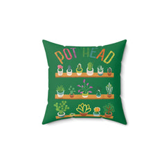 Pot Head Spun Polyester Square Pillow