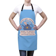 Cyan Apron (AOP)