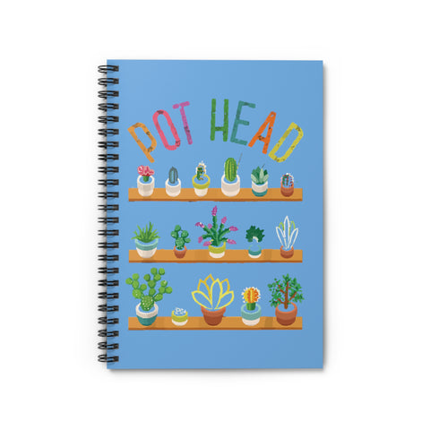 Pot Head Spiral Notebook - Ruled Line