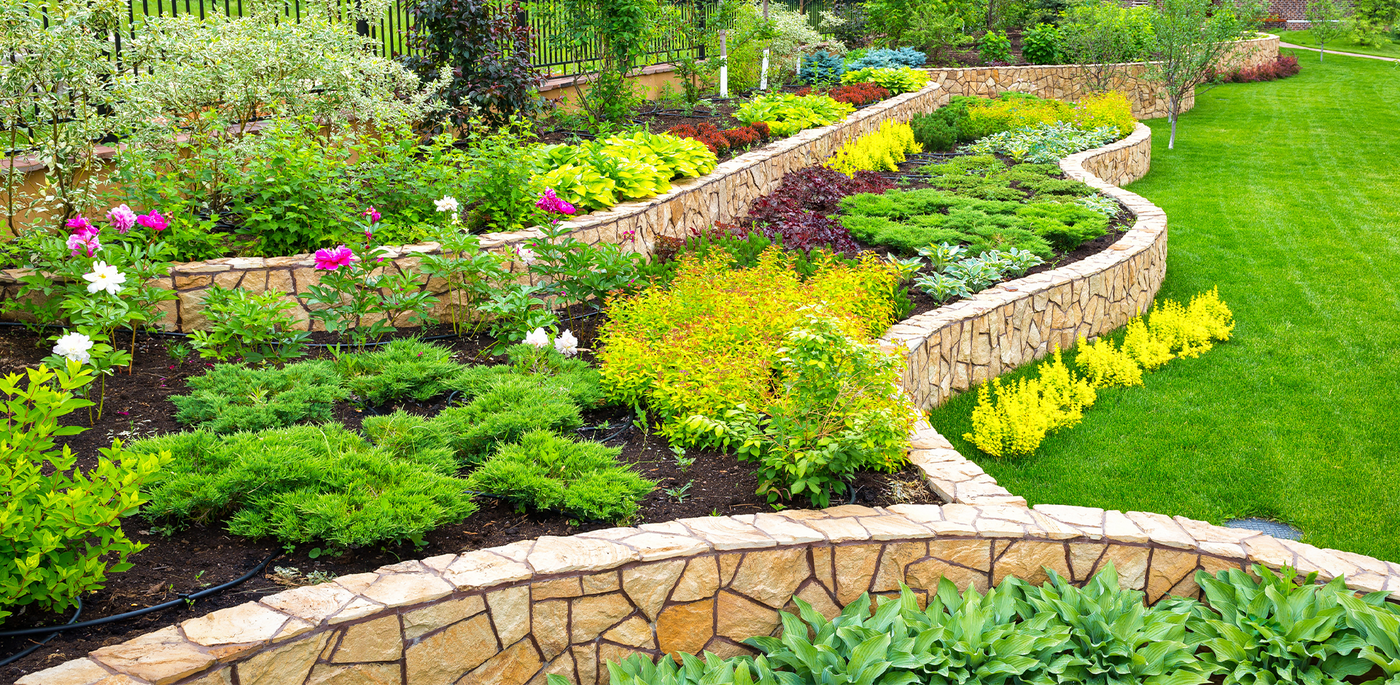 flower bed installation