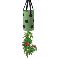 Multi-Function 13 Holes Felt Hanging Tomato Grow Bag Planter Strawberry Vegetable Flower Plant Grow Bags Garden Plant Pot
