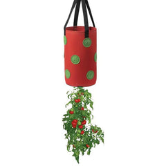 Multi-Function 13 Holes Felt Hanging Tomato Grow Bag Planter Strawberry Vegetable Flower Plant Grow Bags Garden Plant Pot