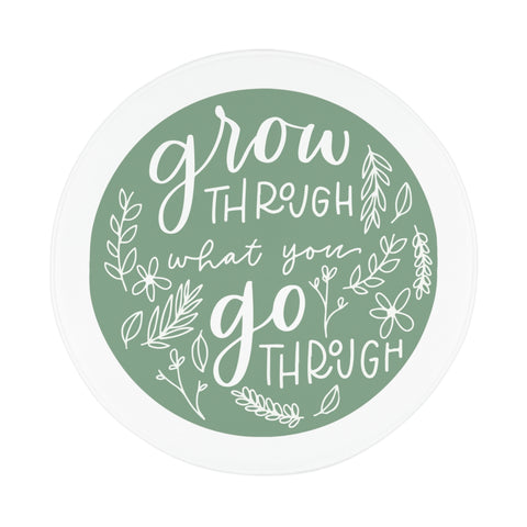 Grow Through What You Go Through Bath Mat