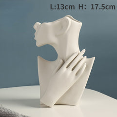 Woman Body Ceramic Vase