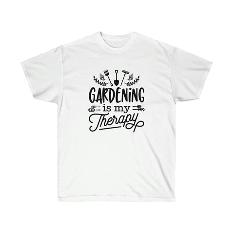 Gardening Is My Therapy Ultra Cotton Tee