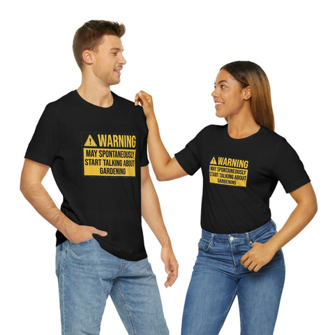 Warning Unisex Jersey Short Sleeve Tee