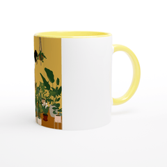 Plant Lady 11oz Ceramic Mug with Color Inside