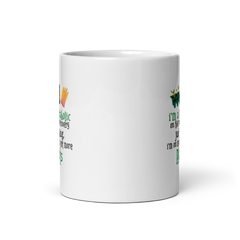 White glossy mug